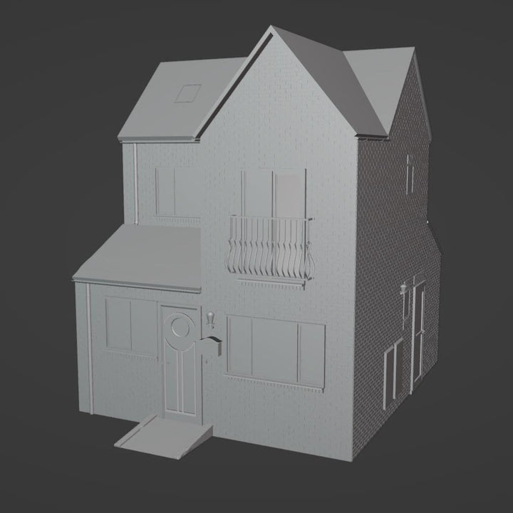 Brick House 3d Stl File | Brick House Digital File