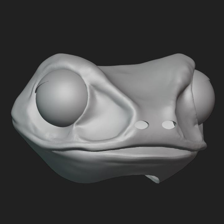 Frog Mask Stl File | Frog Mask Digital File