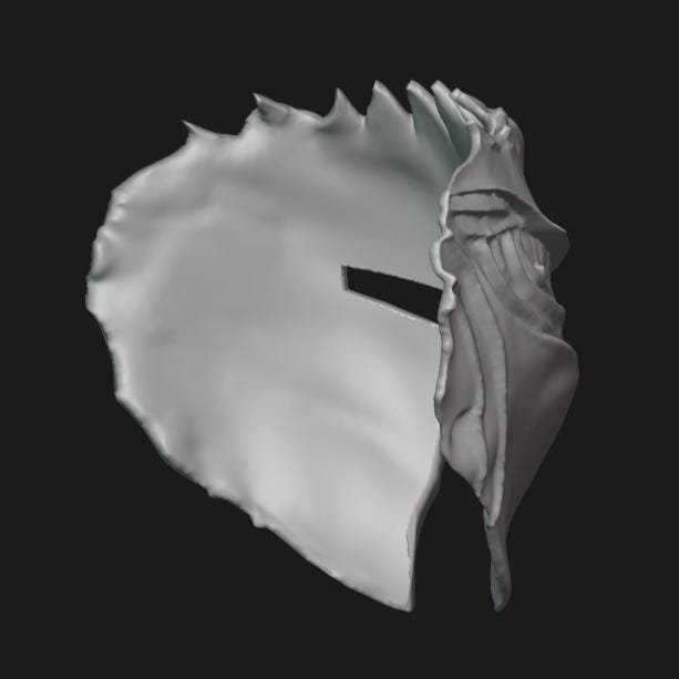 Knight Face Mask Stl File | Knight Face Mask Digital File