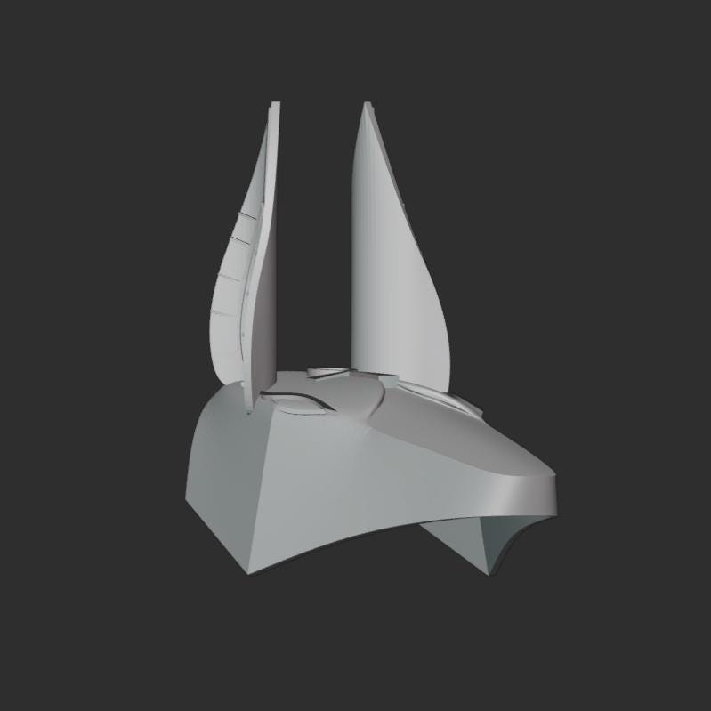 Anubis Mask/hat 3d Stl File | Anubis Mask/hat Digital File