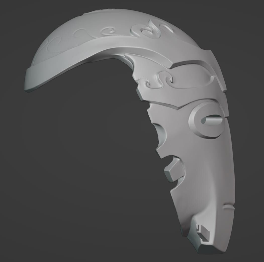 Ancient Face Mask 3d Stl File | Ancient Face Mask Digital File