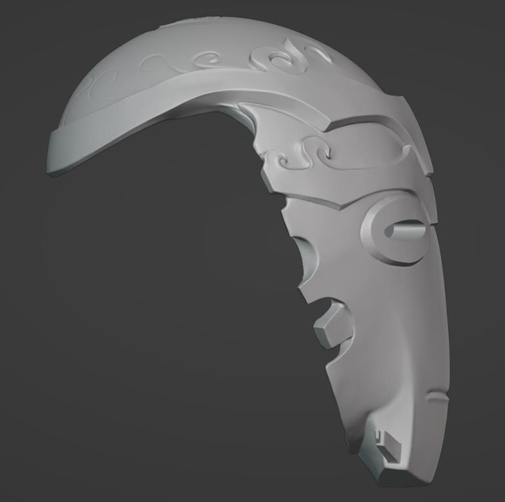 Ancient Face Mask 3d Stl File | Ancient Face Mask Digital File