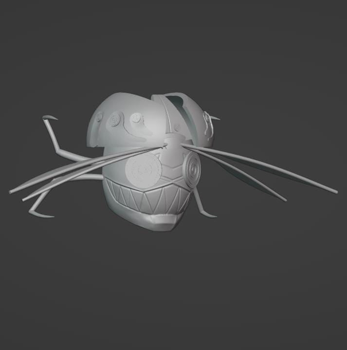Bug Mask 3d Stl File | Bug Mask Digital File