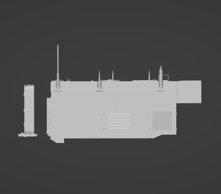 Back Of Military Vehicle 3d Stl File | Back Of Military Vehicle Digital File
