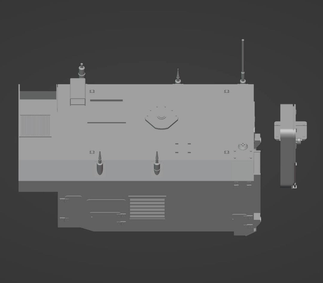Back Of Military Vehicle 3d Stl File | Back Of Military Vehicle Digital File