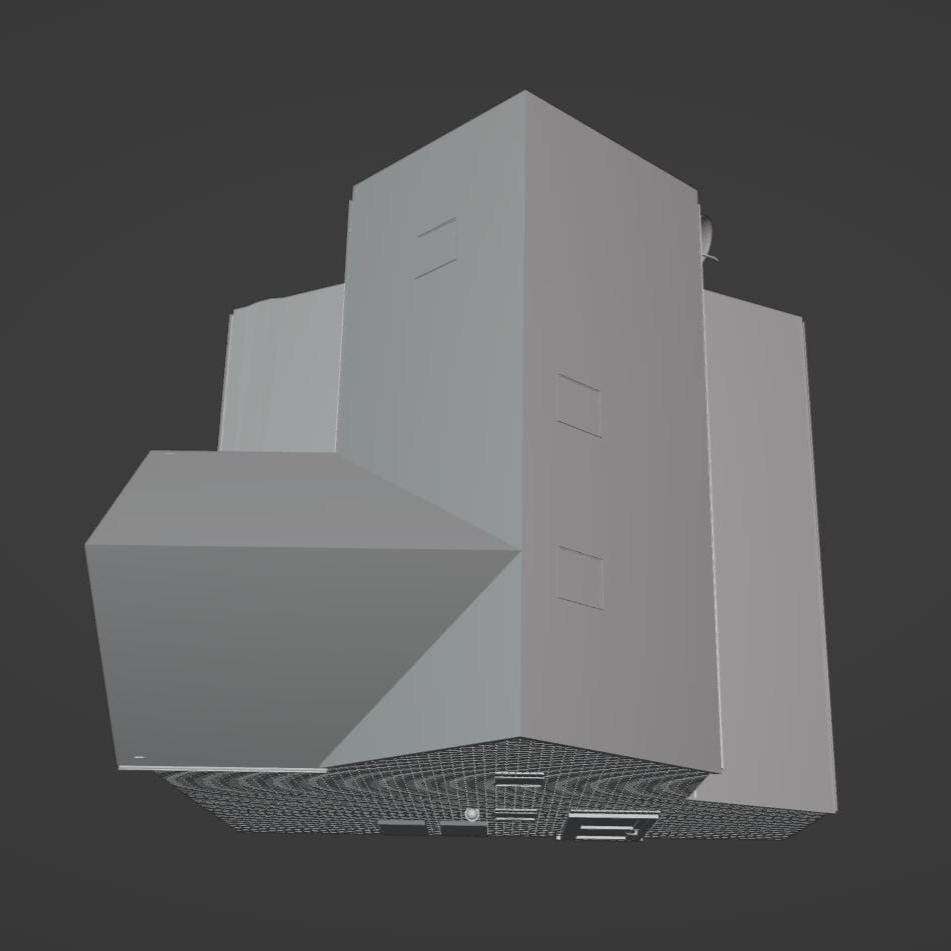 Brick House 3d Stl File | Brick House Digital File