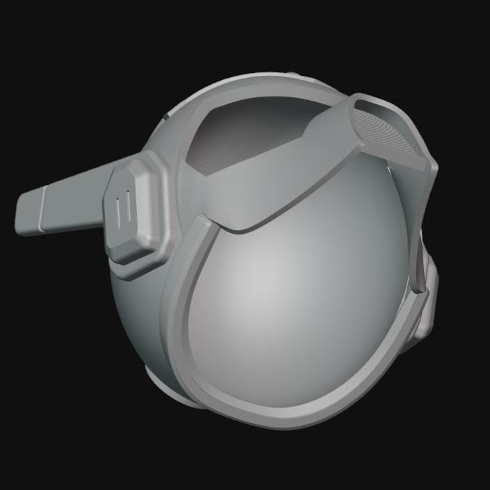 Lord Phobos TWRP Mask 3d Stl File | Lord Phobos TWRP Mask Digital File