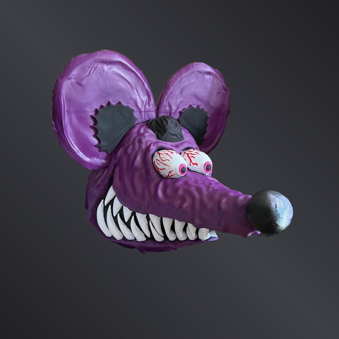 Fanmade Weird-ohs Rat Fink Inspired Mask - Cosplay