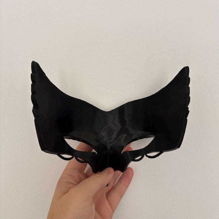 DIY Crow front Mask/Cosplay | Pick Any Color | Halloween Mask with Velcro Strap Included