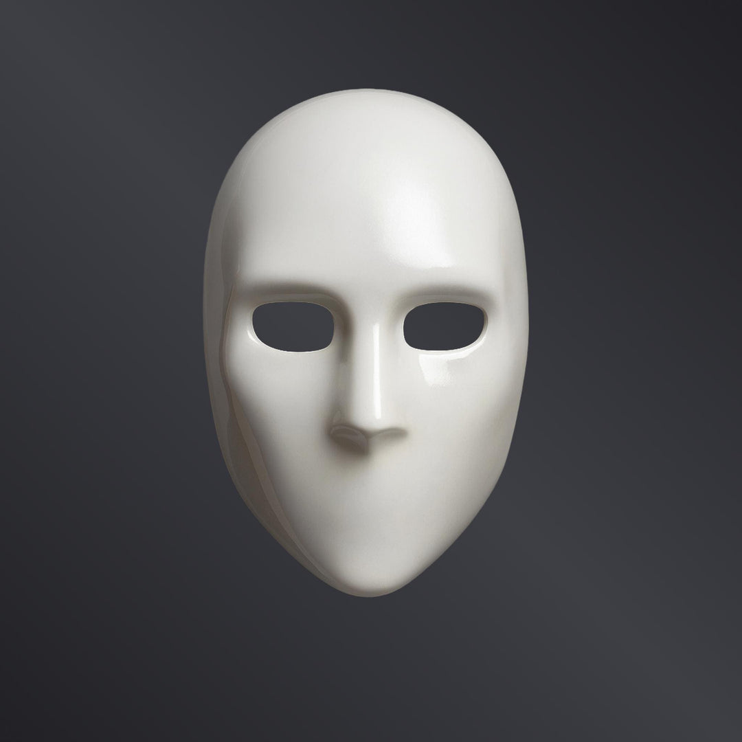 Faceless Killer / Anonymous Mask | Pick Any Color | Halloween Mask with Velcro Strap Included