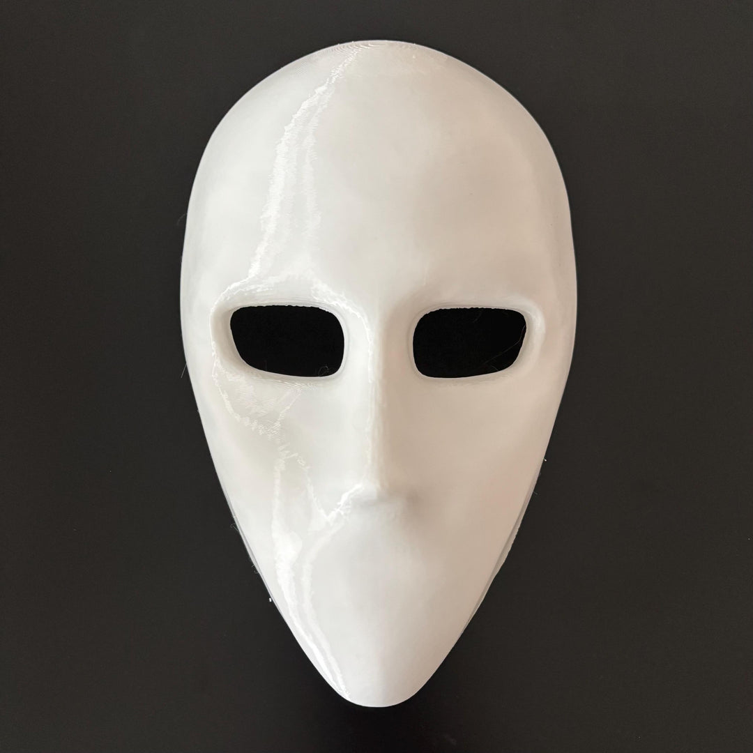 Faceless Killer / Anonymous Mask | Pick Any Color | Halloween Mask with Velcro Strap Included