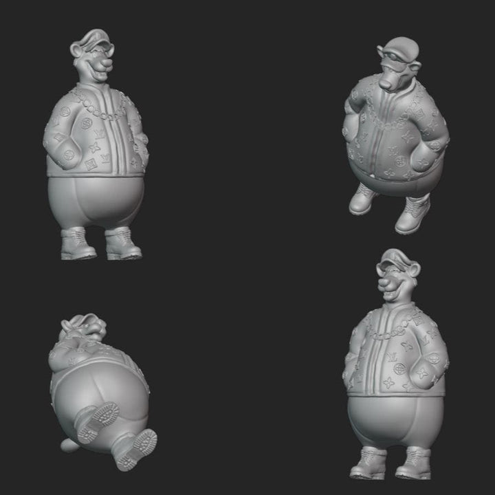 Baloo Von Bruinwald Xiii Figurine 3d Stl File | Baloo Von Bruinwald Xiii Figurine Digital File