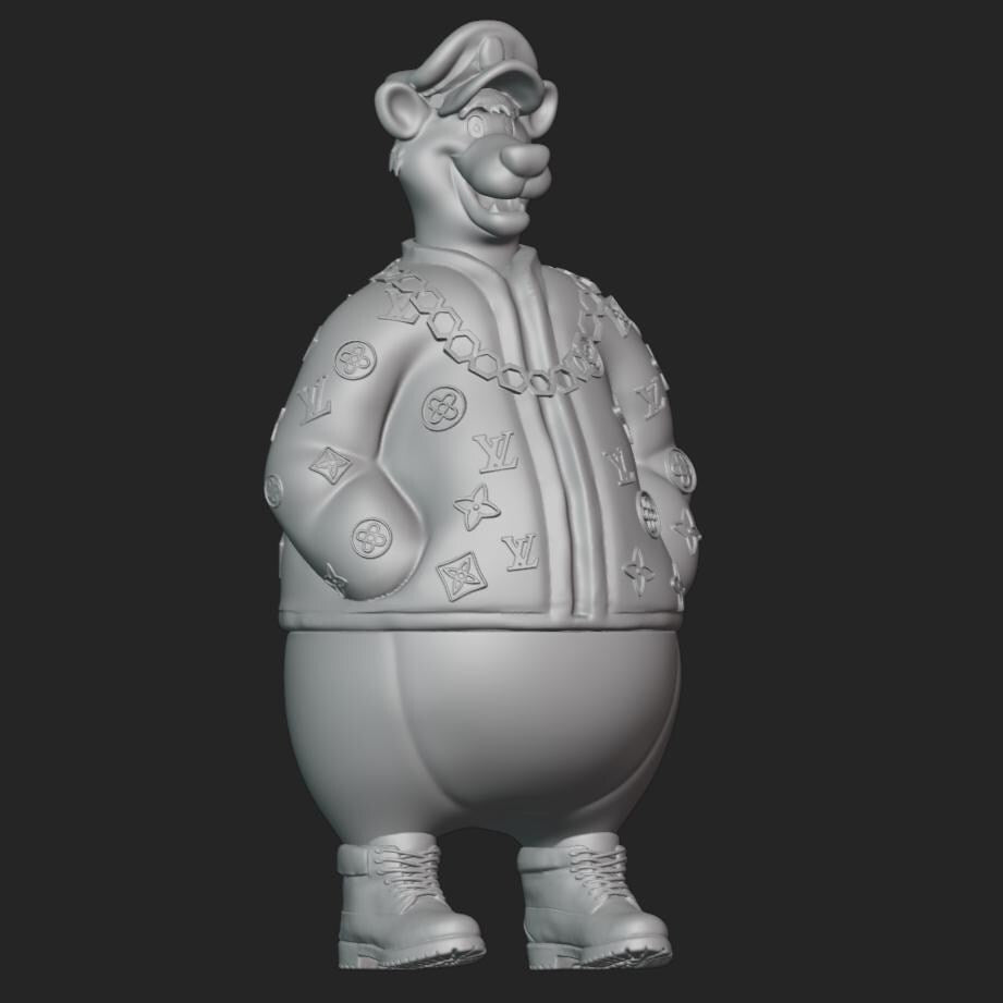 Baloo Von Bruinwald Xiii Figurine 3d Stl File | Baloo Von Bruinwald Xiii Figurine Digital File