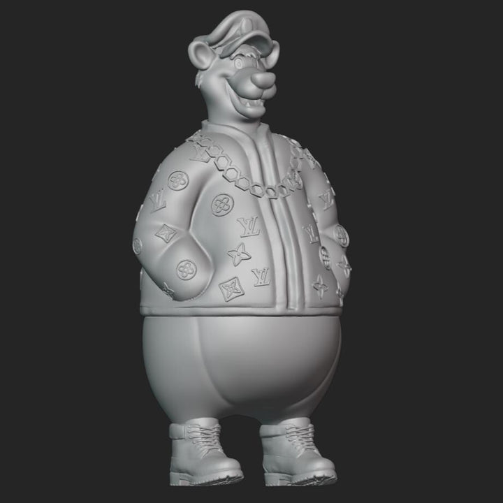Baloo Von Bruinwald Xiii Figurine 3d Stl File | Baloo Von Bruinwald Xiii Figurine Digital File