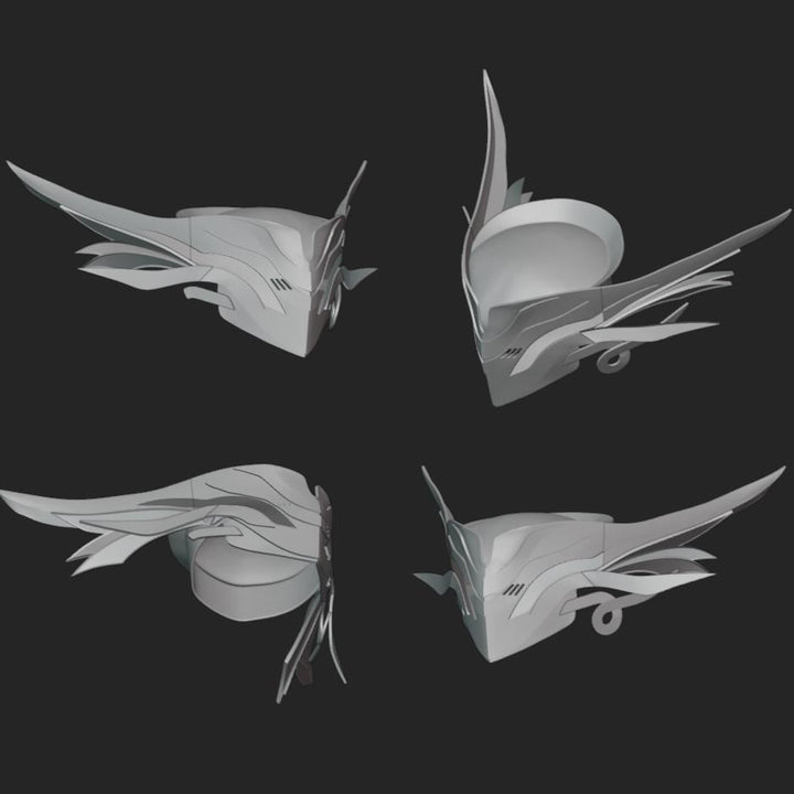 Antonio Salieri Fate Mask Stl File | Antonio Salieri Fate Mask Digital File