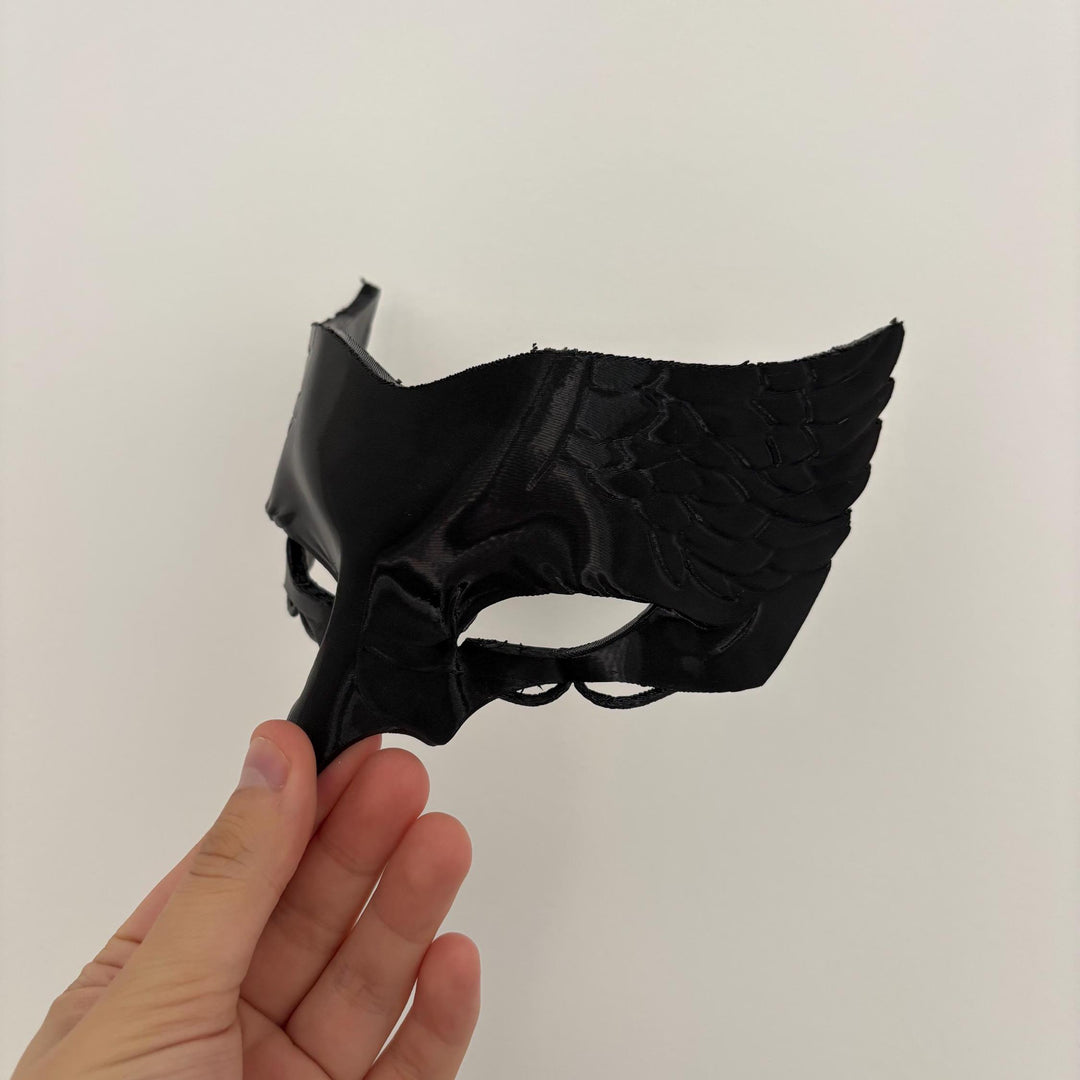 DIY Crow front Mask/Cosplay | Pick Any Color | Halloween Mask with Velcro Strap Included