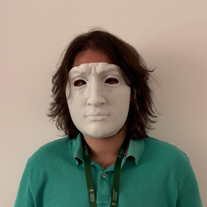 David Front Mask/Cosplay | Pick Any Color | Halloween Mask with Velcro Strap Included