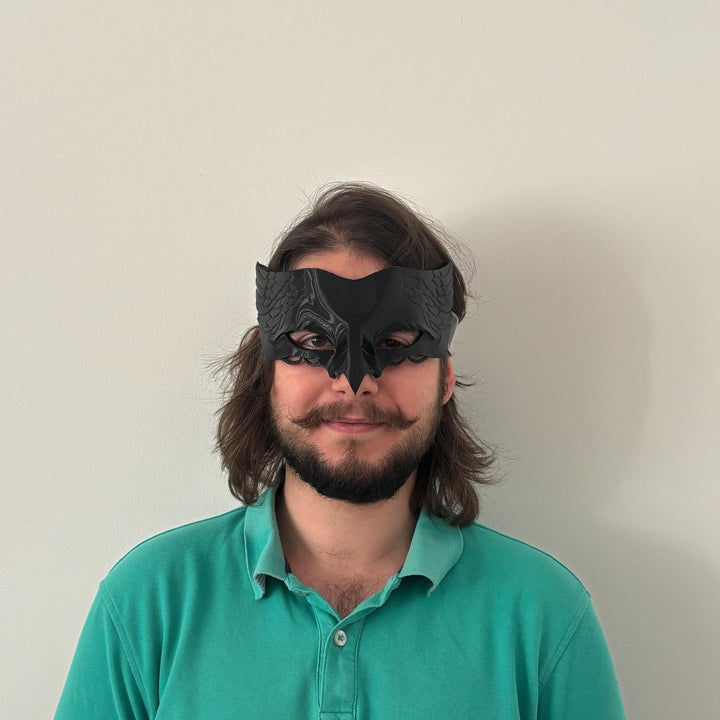 DIY Crow front Mask/Cosplay | Pick Any Color | Halloween Mask with Velcro Strap Included