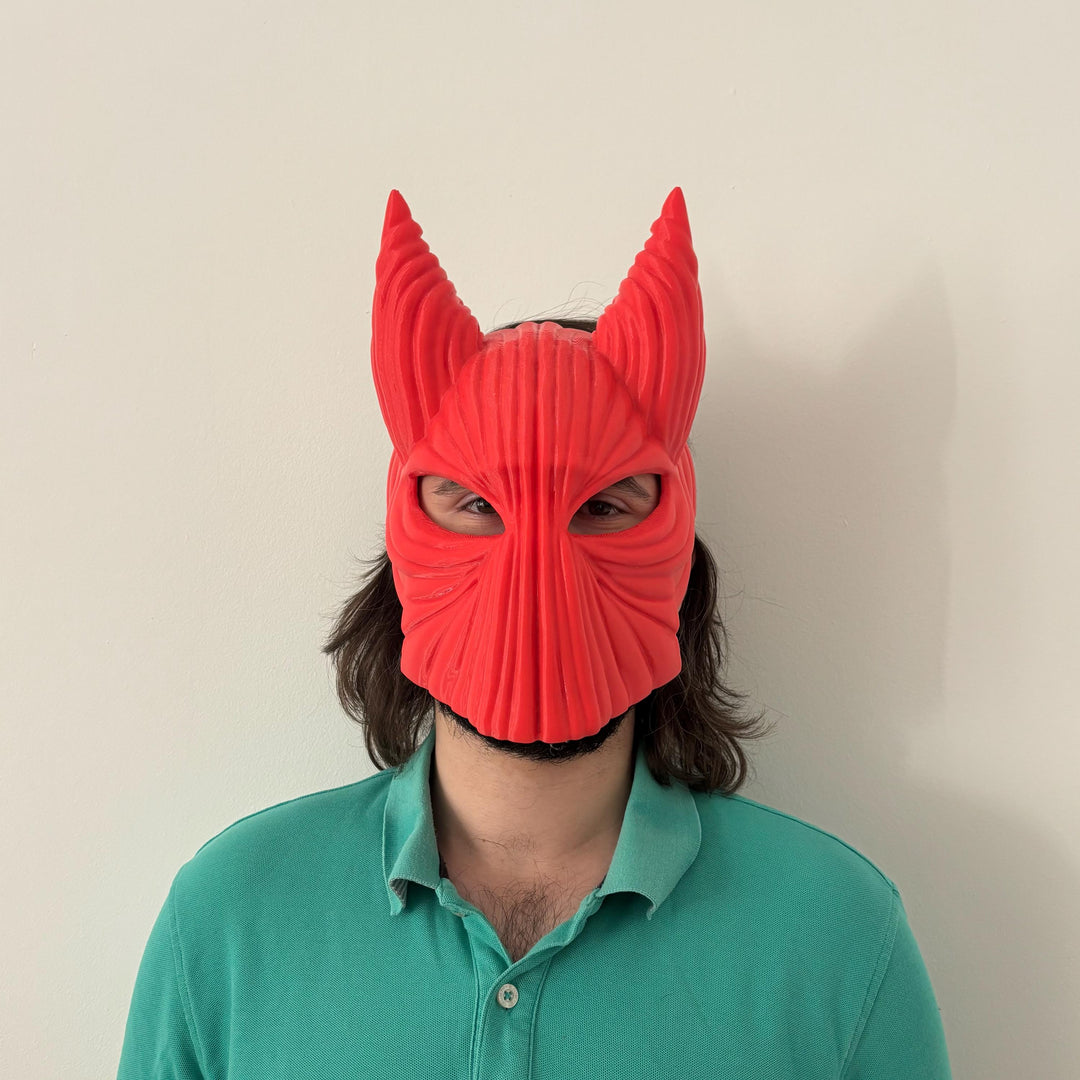 Red Dracula Mask/Cosplay | Pick Any Color | Halloween Mask with Velcro Strap Included