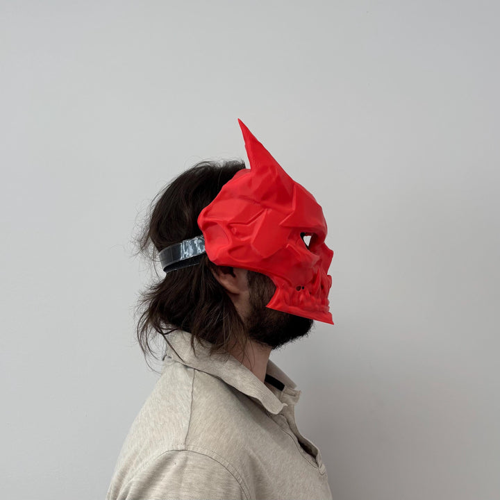 Demon Mask | Japanese Oni / Hannya Tradition Inspired Cosplay | Velcro Strap Included