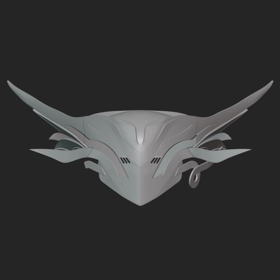 Antonio Salieri Fate Mask Stl File | Antonio Salieri Fate Mask Digital File
