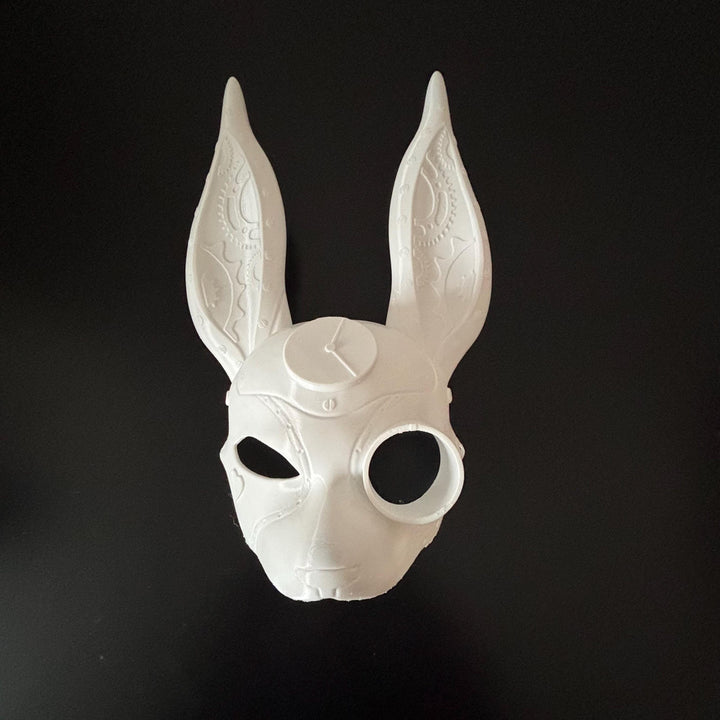 Steampunk Rabbit Inspired Mask | | Pick Any Color | Halloween Mask with Velcro Strap Included