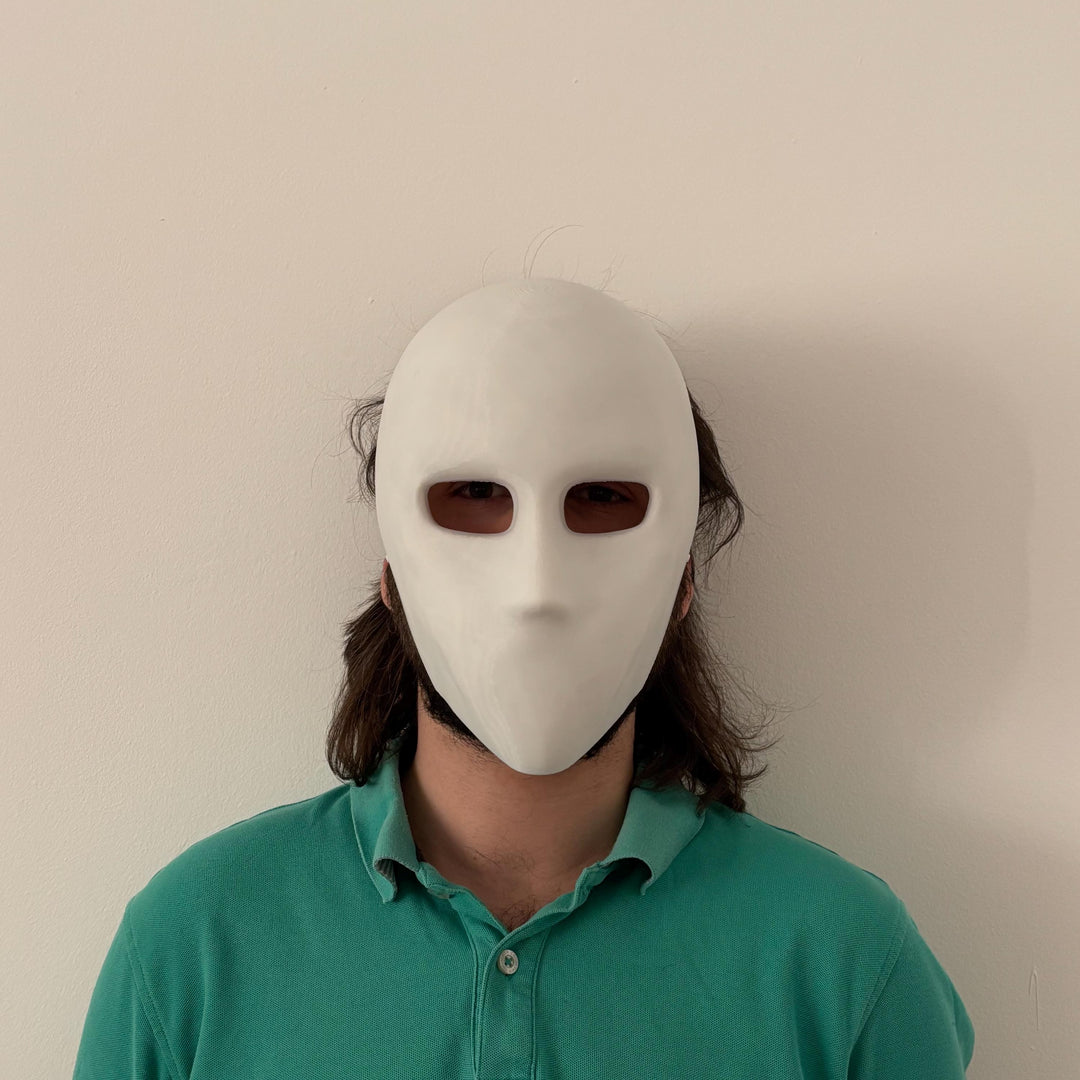Faceless Killer / Anonymous Mask | Pick Any Color | Halloween Mask with Velcro Strap Included