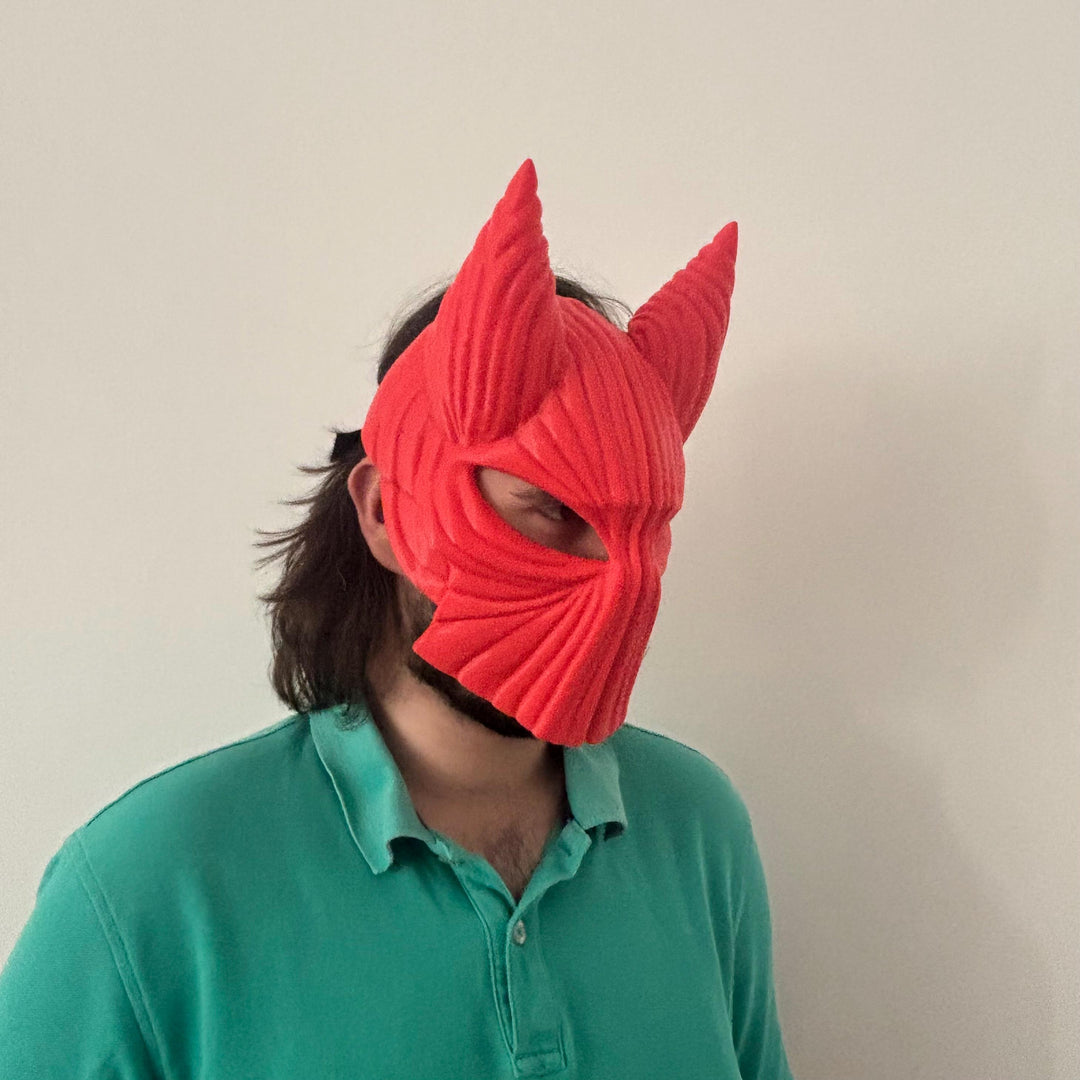 Red Dracula Mask/Cosplay | Pick Any Color | Halloween Mask with Velcro Strap Included