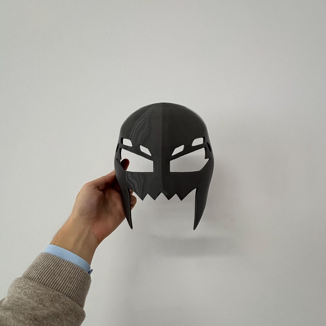 Spider Inspired Custom Mask | Dark / Villain / Antihero Mask | Pick Any Color | Halloween Mask with Velcro Strap Included