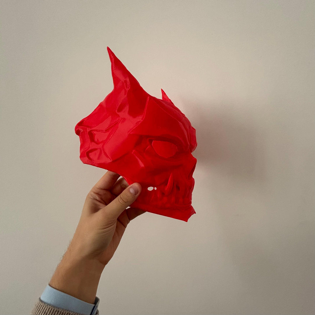 Demon Mask | Japanese Oni / Hannya Tradition Inspired Cosplay | Velcro Strap Included