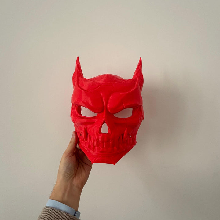 Demon Mask | Japanese Oni / Hannya Tradition Inspired Cosplay | Velcro Strap Included