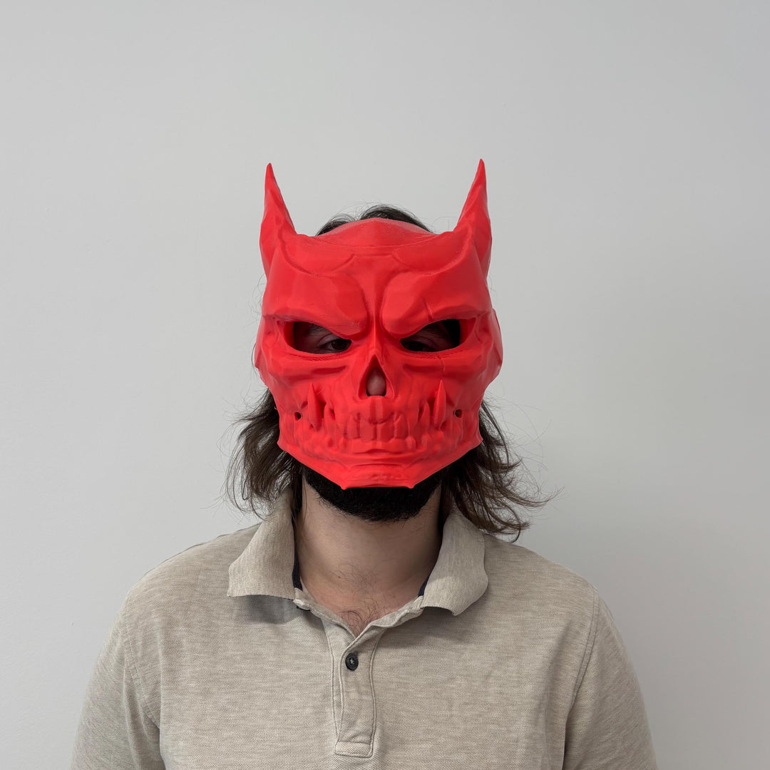 Demon Mask | Japanese Oni / Hannya Tradition Inspired Cosplay | Velcro Strap Included