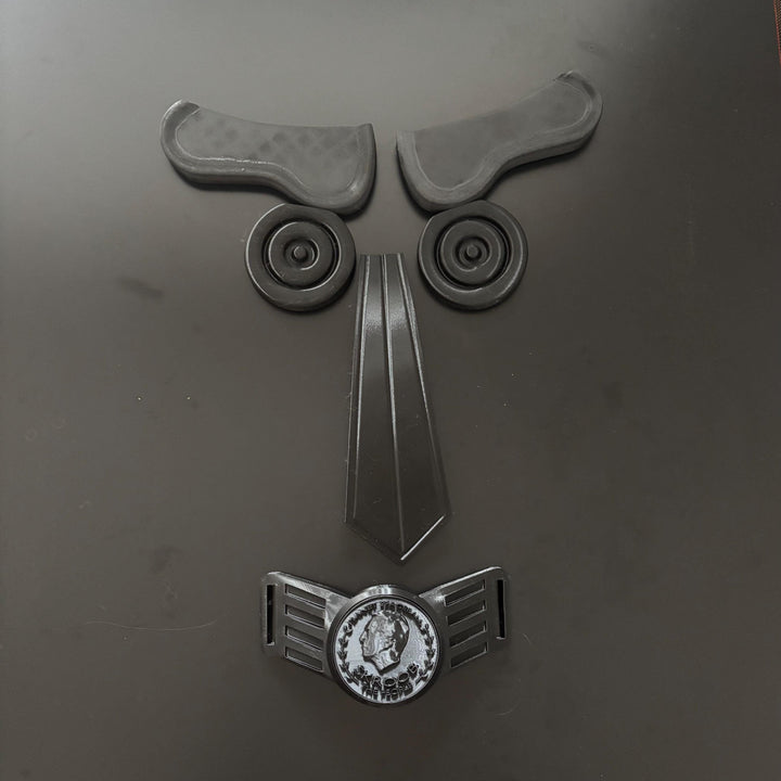 Dark Helmet Costume Parts Mask | Body Costume Parts excluding the helmet