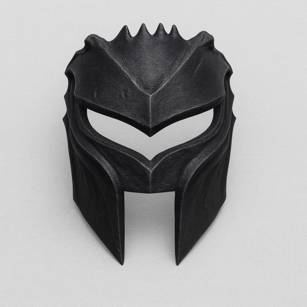 Fanmade Knight Mask | Great Gift for Cosplay Fans | Includes Velcro Strap
