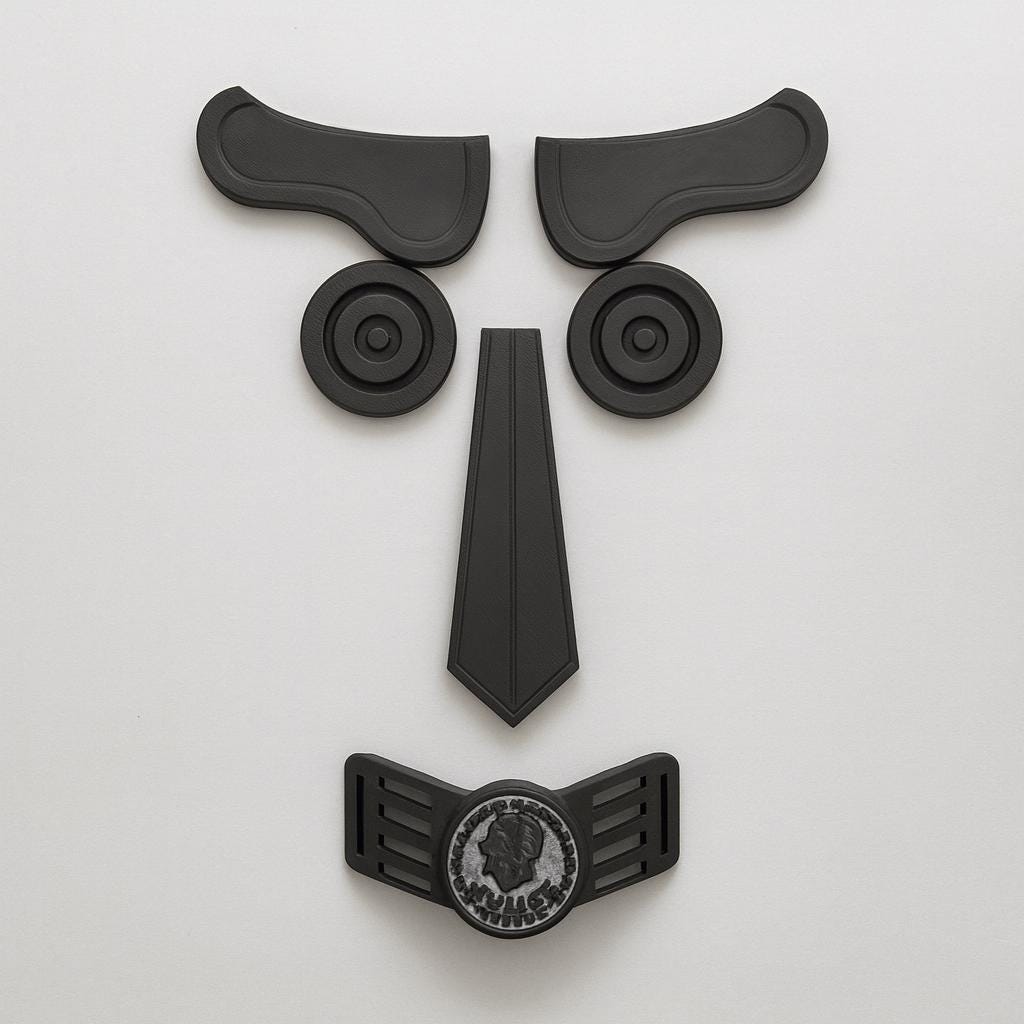 Dark Helmet Costume Parts | Body Costume Parts excluding the helmet