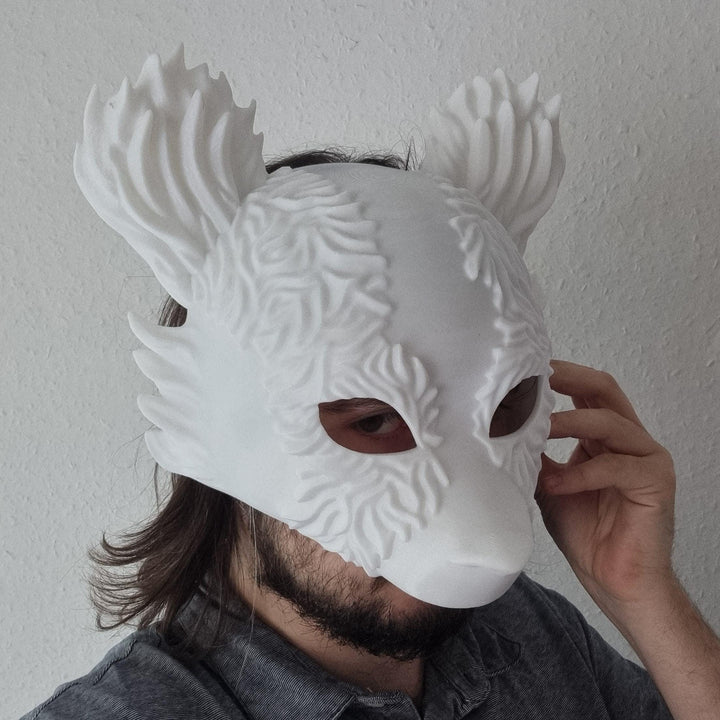 Badger Mask | | Front Badger Cosplay | Pick Any Color | Halloween Mask with Velcro Strap Included