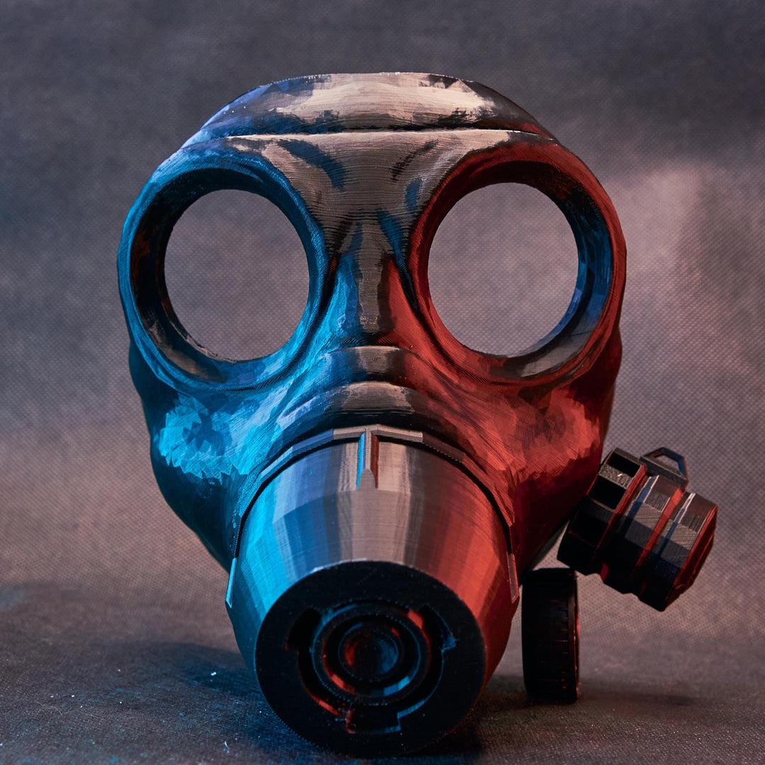 Gas Mask Cosplay | Pick Any Color | Halloween Mask with Velcro Strap Included