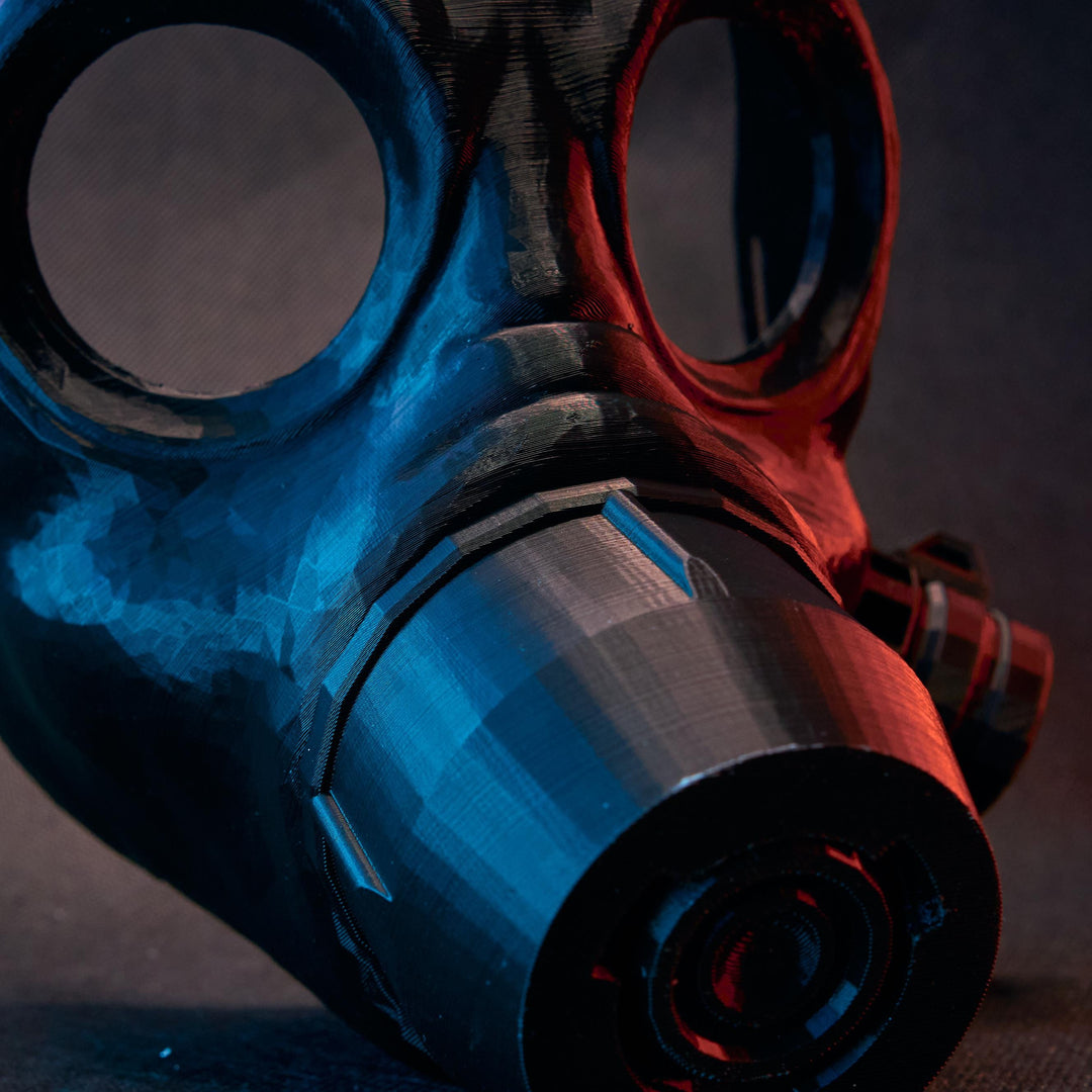 Gas Mask Cosplay | Pick Any Color | Halloween Mask with Velcro Strap Included