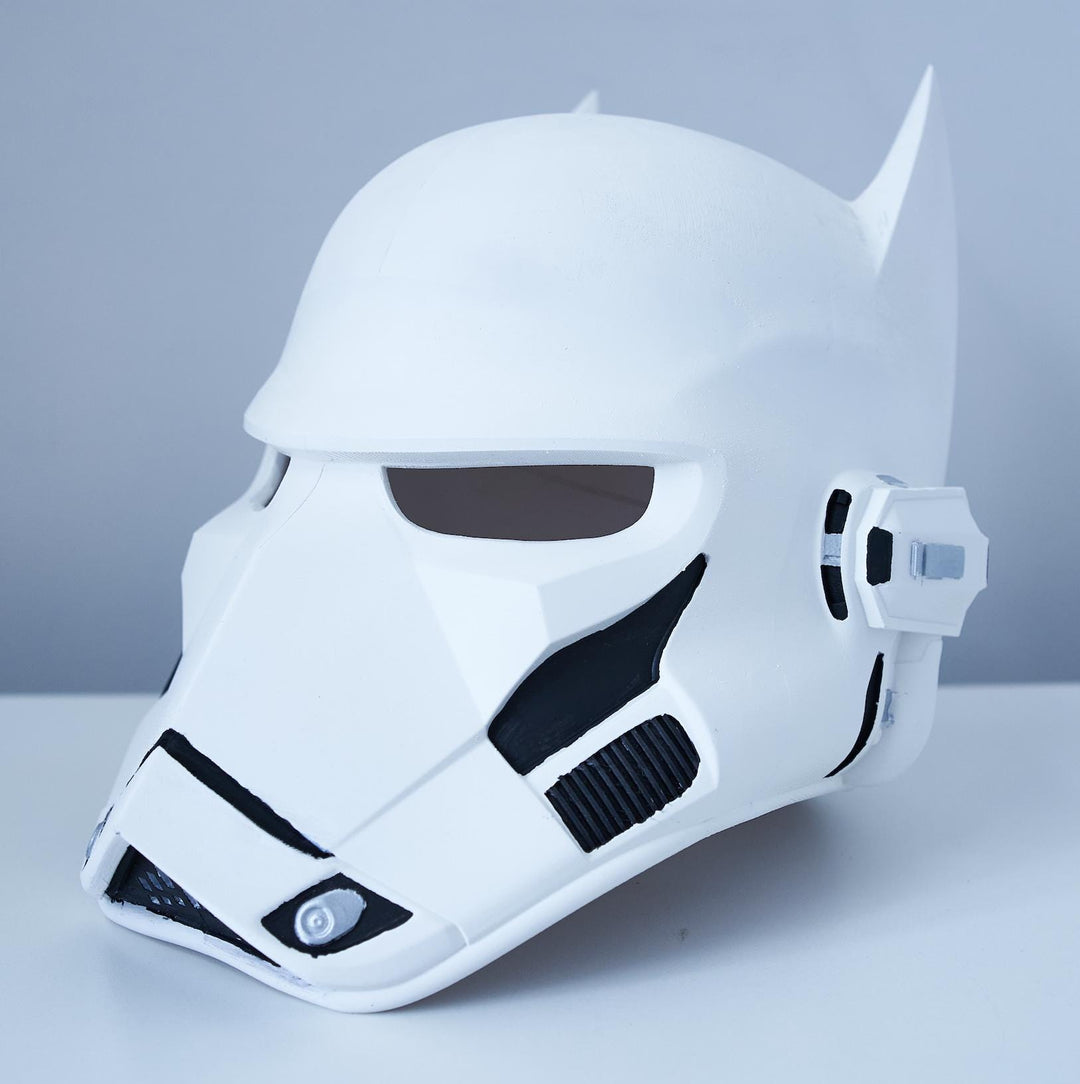 Batman x Stormtrooper Inspired Mask | Perfect Gift for Cosplay &amp; Costume Fans