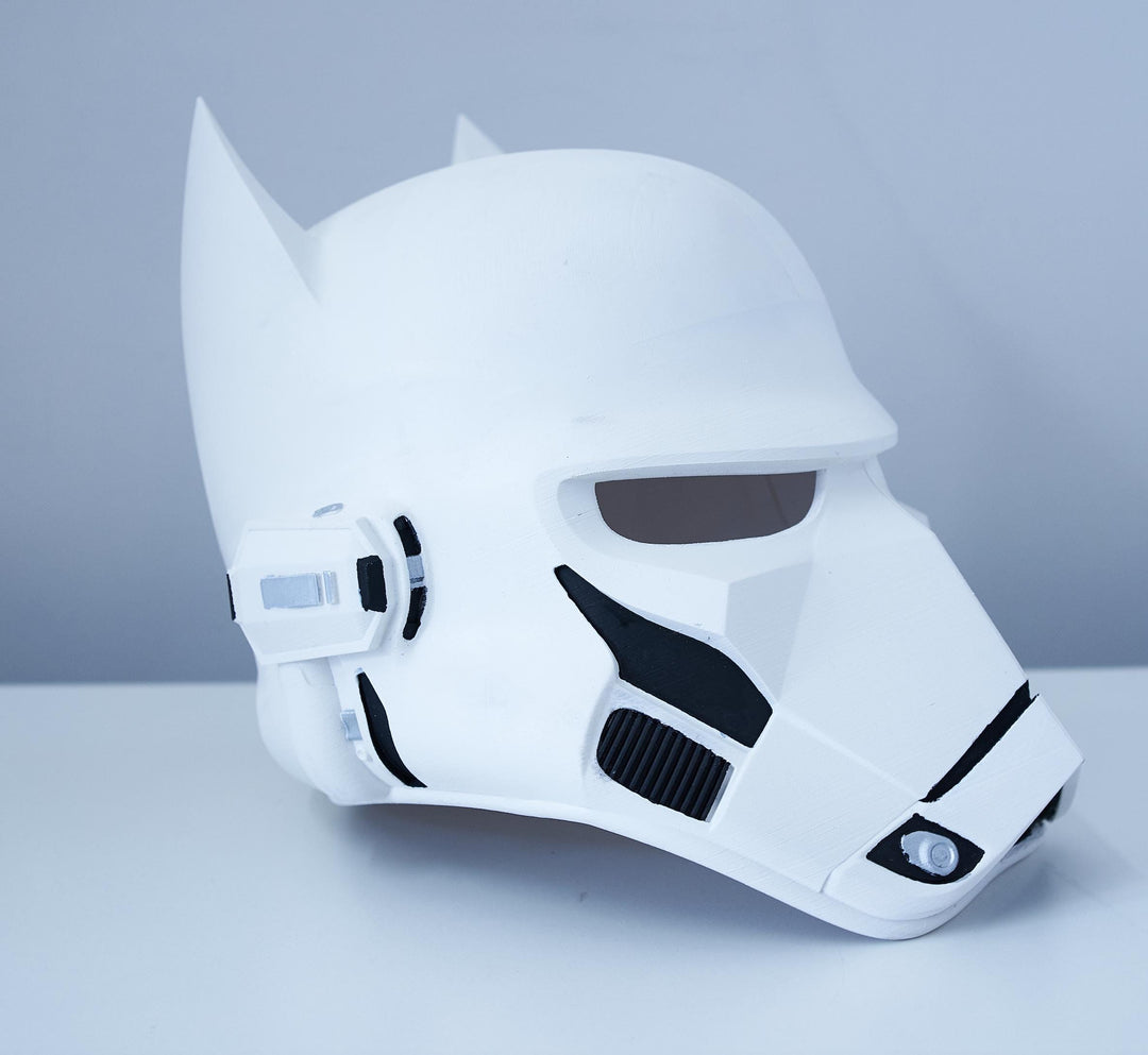 Batman x Stormtrooper Inspired Mask | Perfect Gift for Cosplay &amp; Costume Fans