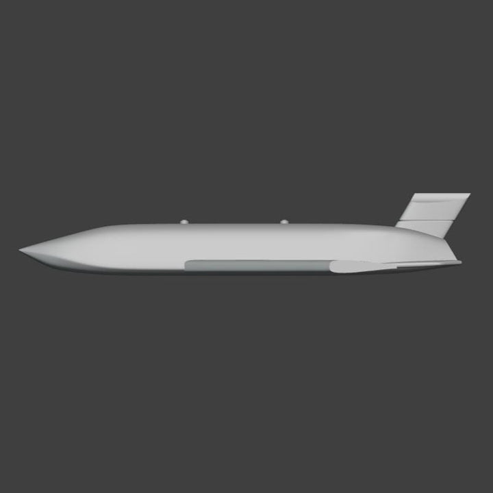Lockheed AGM-158 Jassm Flying Stl File | Lockheed AGM-158 Jassm Flying Digital File