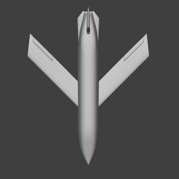 Lockheed AGM-158 Jassm Flying Stl File | Lockheed AGM-158 Jassm Flying Digital File