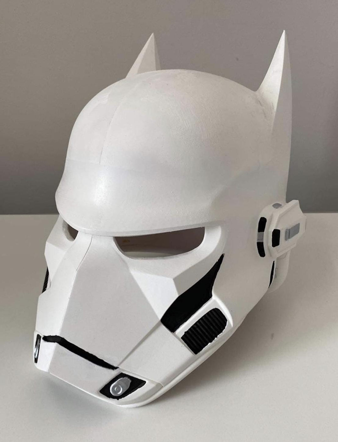 Batman x Stormtrooper Inspired Mask | Perfect Gift for Cosplay &amp; Costume Fans