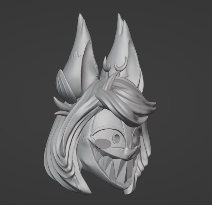 Alastor Inspired Mask | Pick Any Color |  Velcro Strap Included