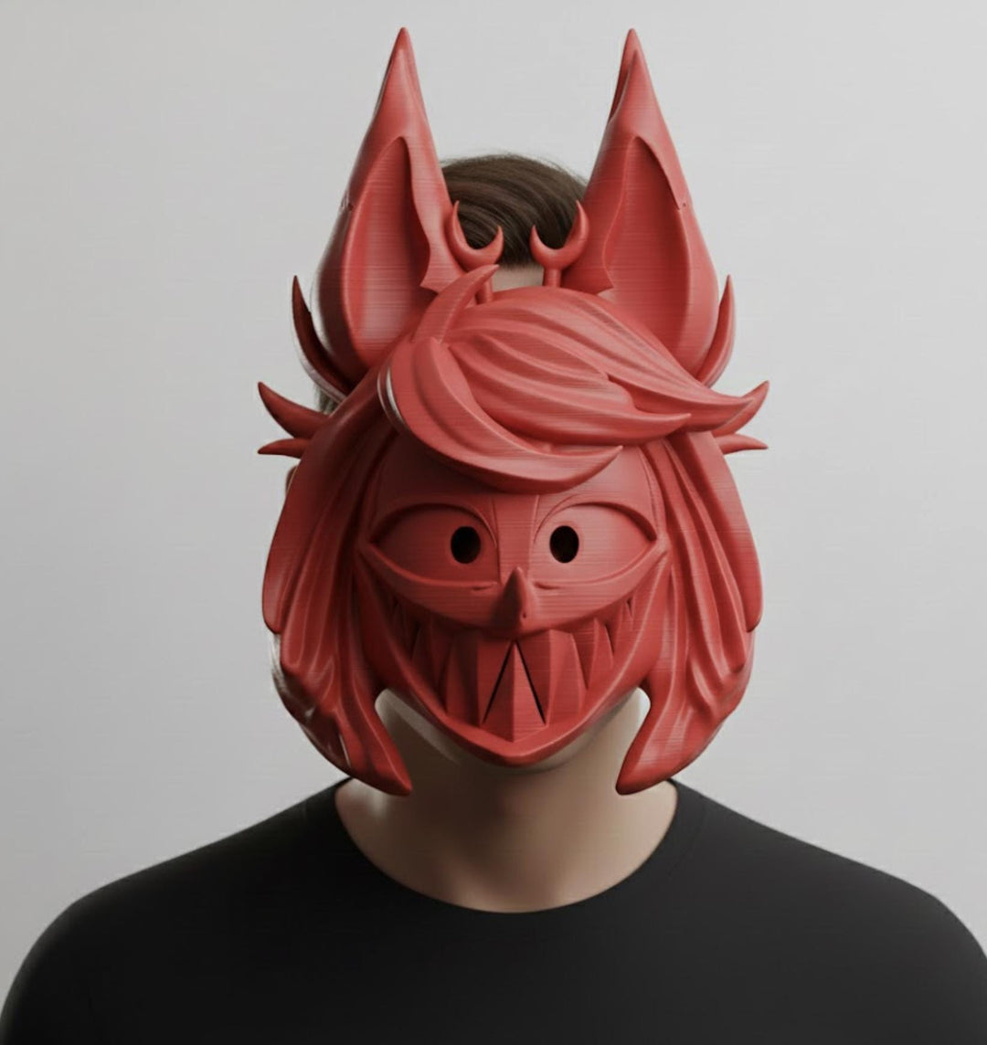 Alastor Inspired Mask | Pick Any Color |  Velcro Strap Included