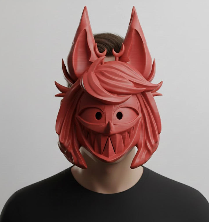 Alastor Inspired Mask | Pick Any Color |  Velcro Strap Included