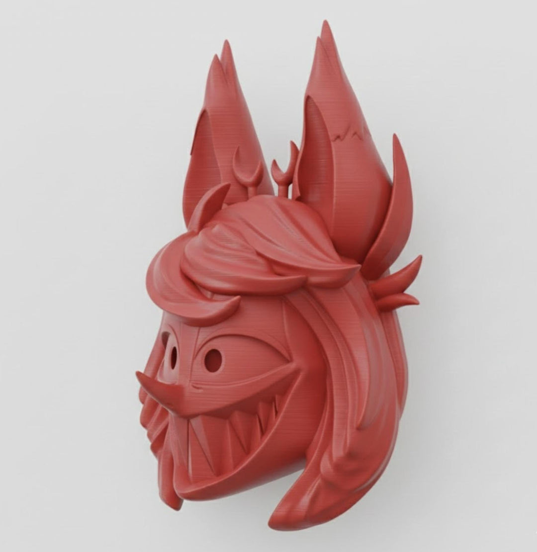 Alastor Inspired Mask | Pick Any Color |  Velcro Strap Included