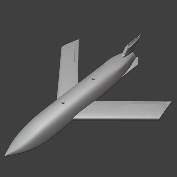 Lockheed AGM-158 Jassm Flying Stl File | Lockheed AGM-158 Jassm Flying Digital File