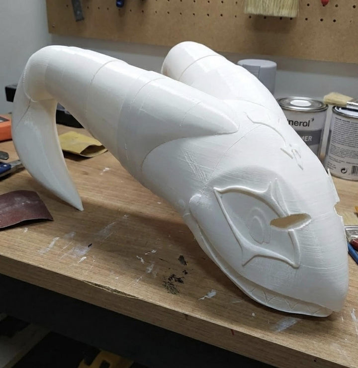 Blitzo Helluva Boss Inspired Mask/Helmet/Cosplay | Painted or Non-painted
