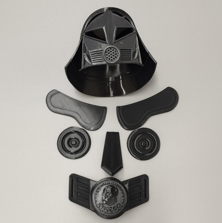 Dark Helmet Costume - Mask and Body Parts | Body Costume Parts including the helmet